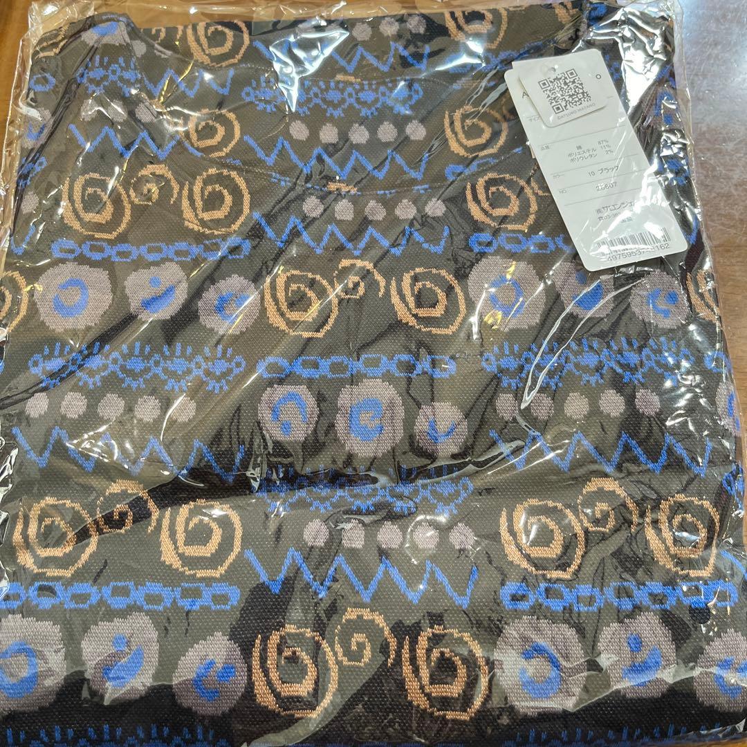 マタノアツコ　かっぽうエプロン　ブラック　新品未開封　yt45