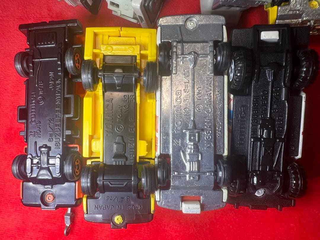 当時物 レトロ ミニカー 9台セット トミカ 多色