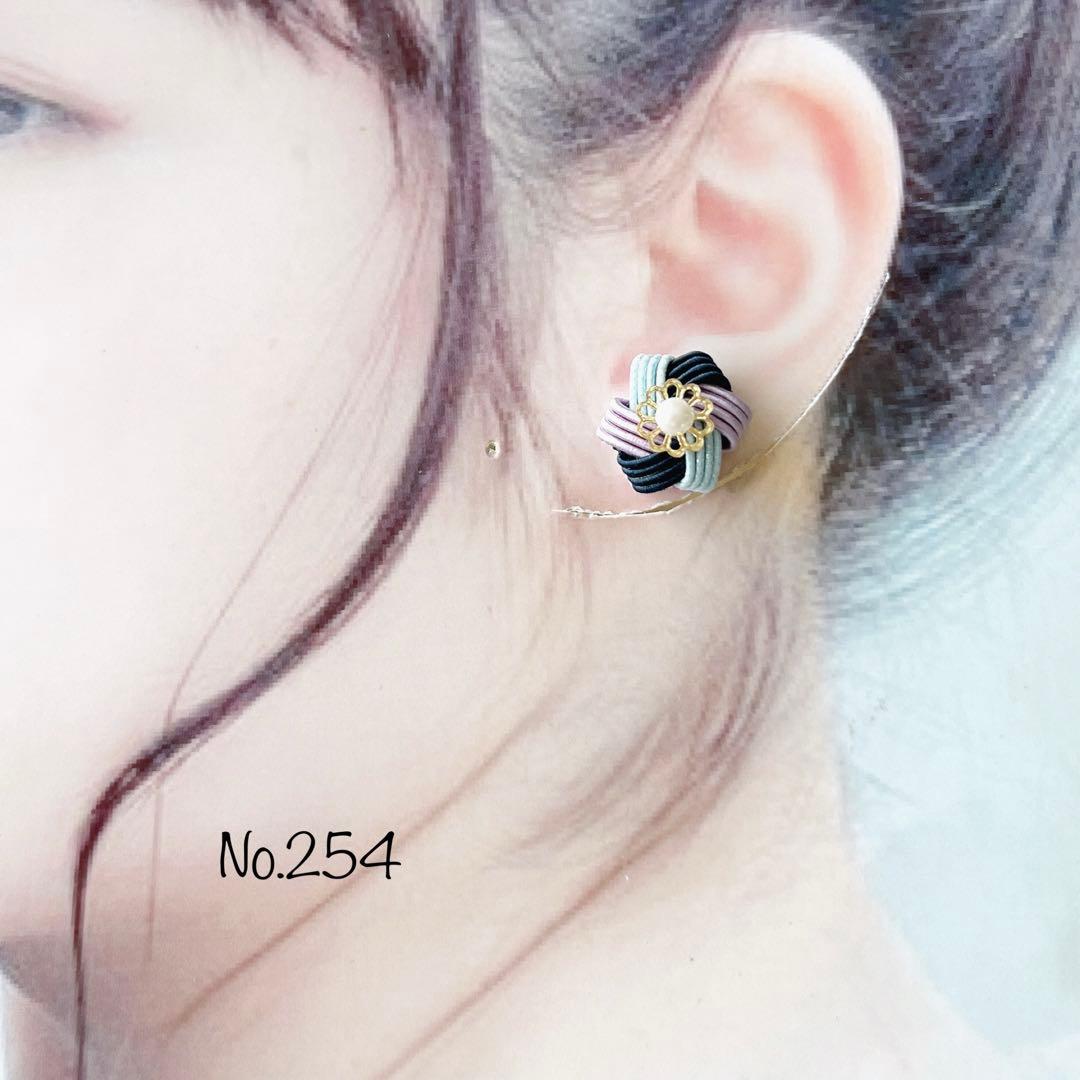 *六角形のピアス*【No.254】