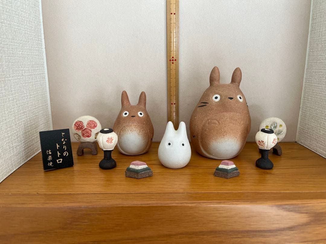 となりのトトロ 信楽焼陶器置物セット