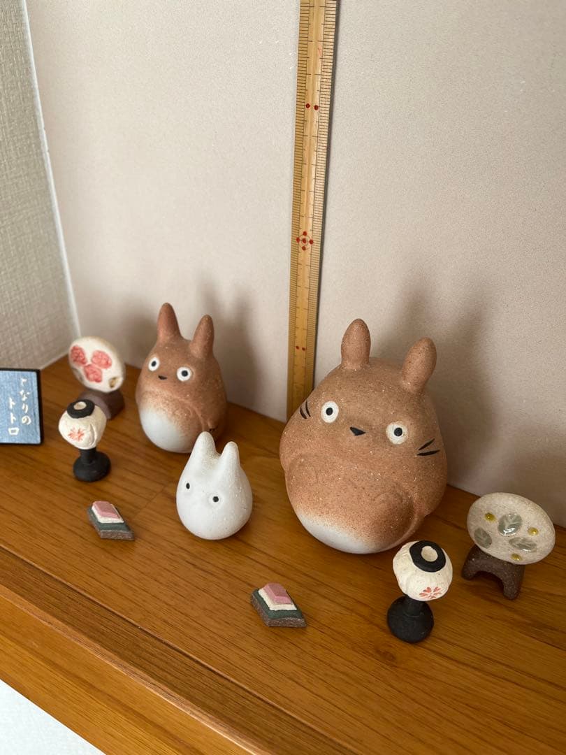 となりのトトロ 信楽焼陶器置物セット