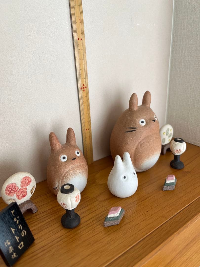 となりのトトロ 信楽焼陶器置物セット