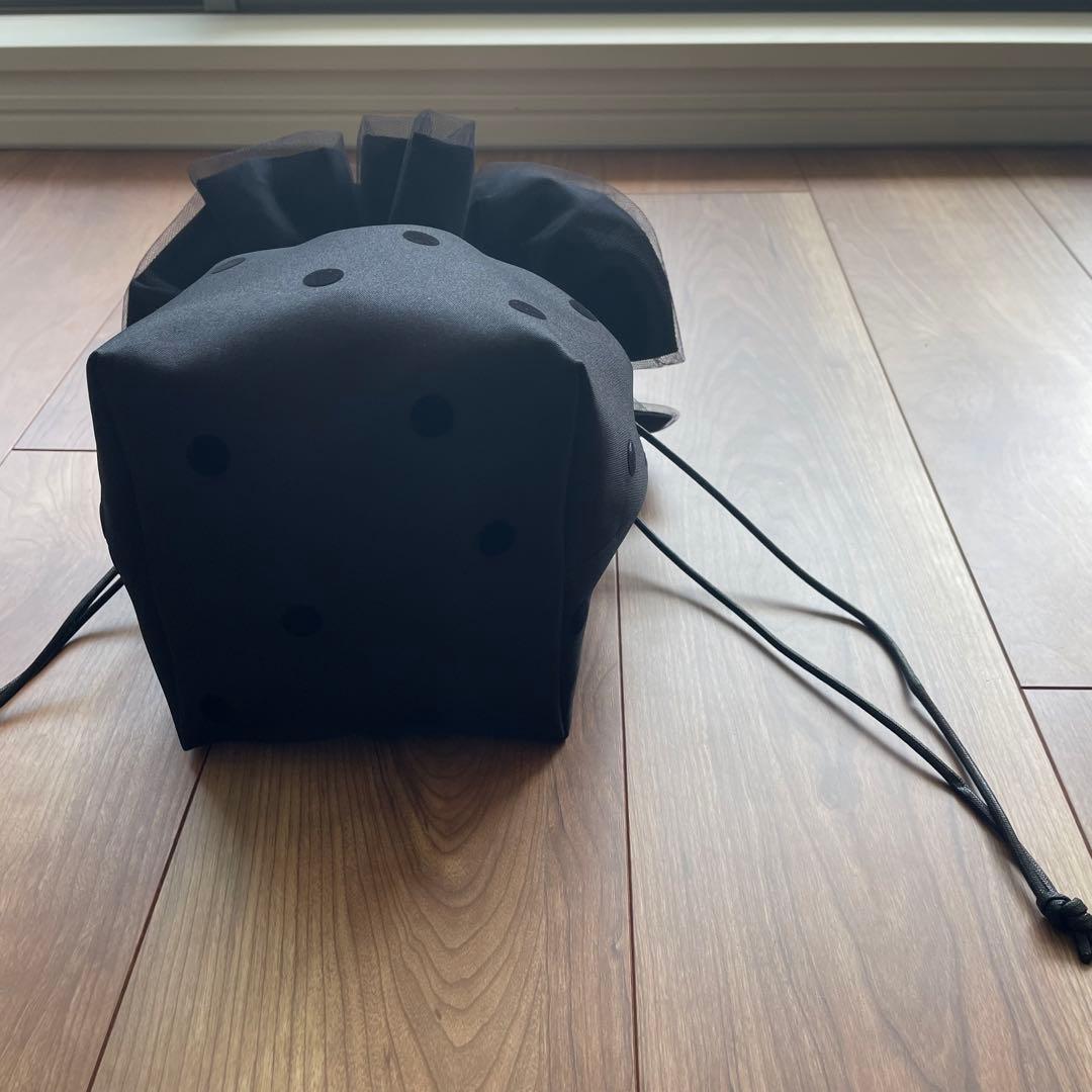 ハンドメイド ♡フリルバッグ フリル巾着 フリルショルダー