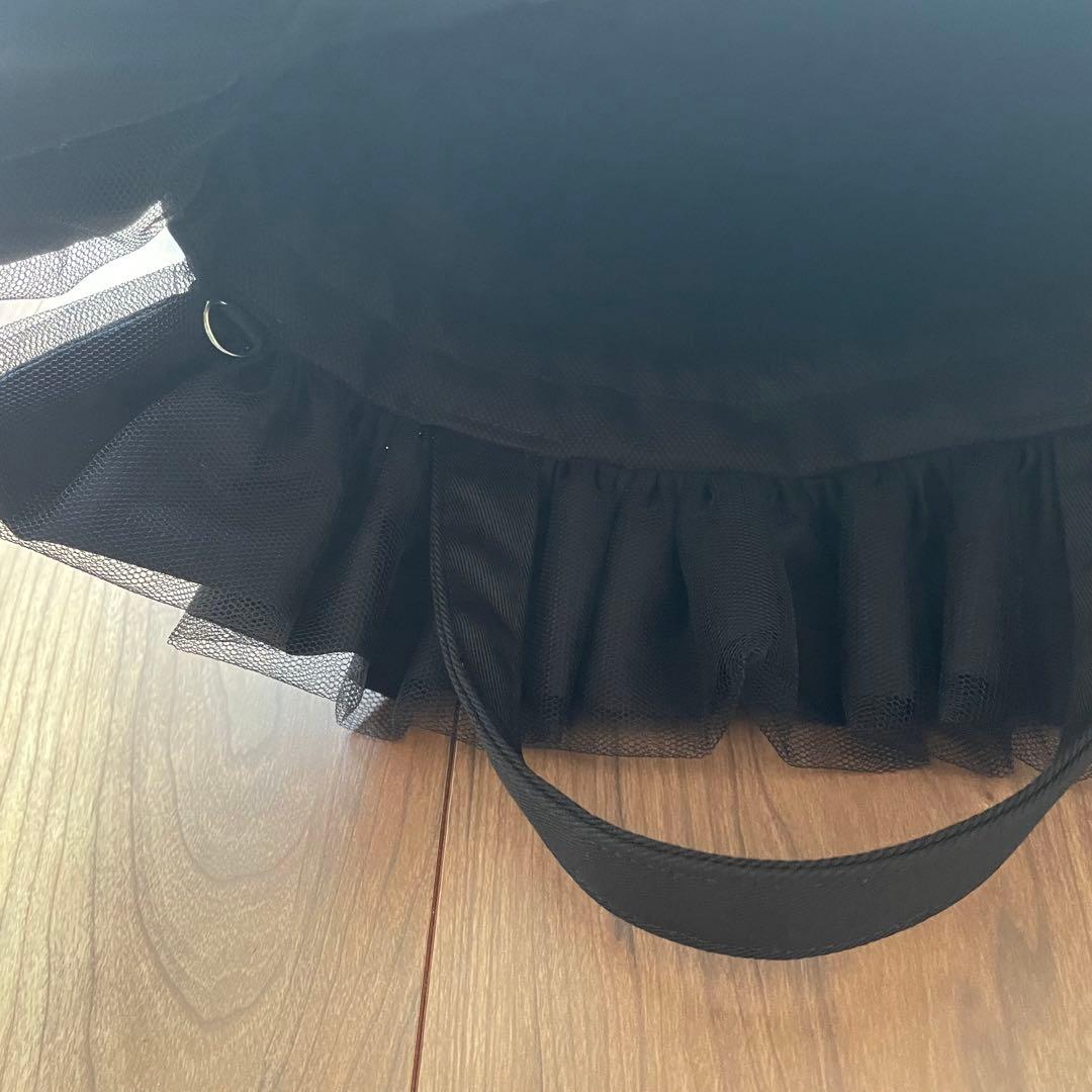 ハンドメイド ♡フリルバッグ フリル巾着 フリルショルダー
