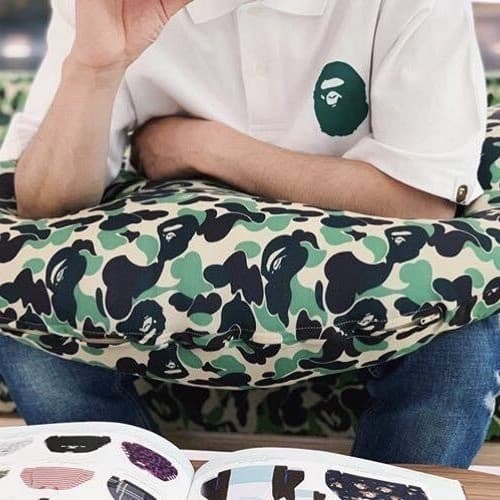 A BATHING APE BAPE ビーズ クッション ピロー 枕