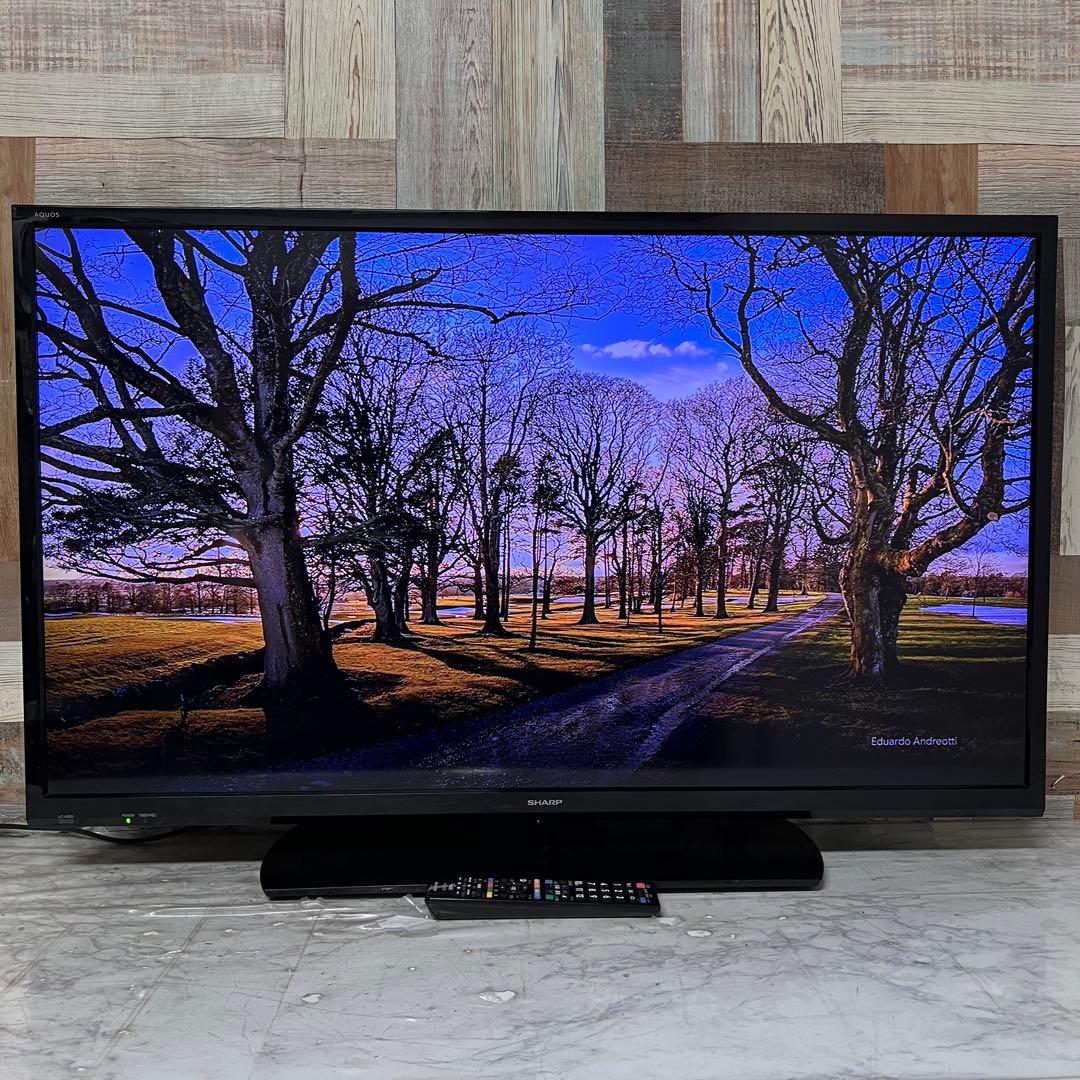 全国送料込❣️シャープ40型液晶地デジBSCSテレビ外付HDD裏録画対応