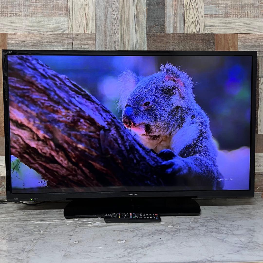 全国送料込❣️シャープ40型液晶地デジBSCSテレビ外付HDD裏録画対応