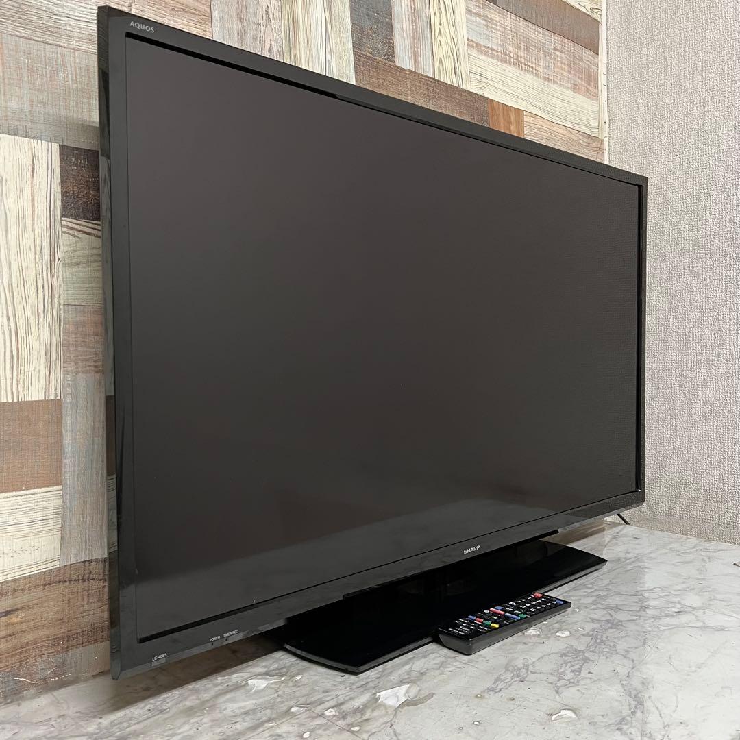 全国送料込❣️シャープ40型液晶地デジBSCSテレビ外付HDD裏録画対応
