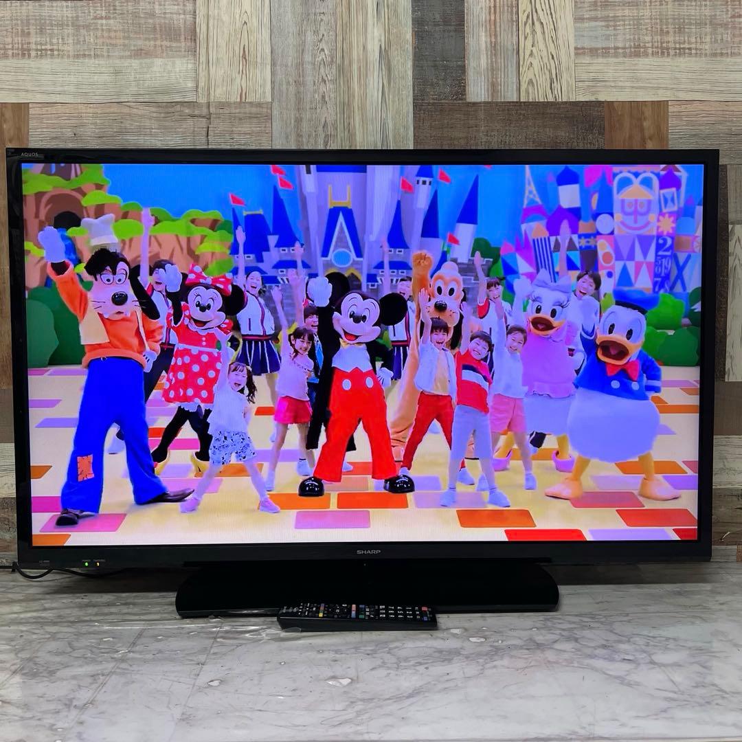 全国送料込❣️シャープ40型液晶地デジBSCSテレビ外付HDD裏録画対応
