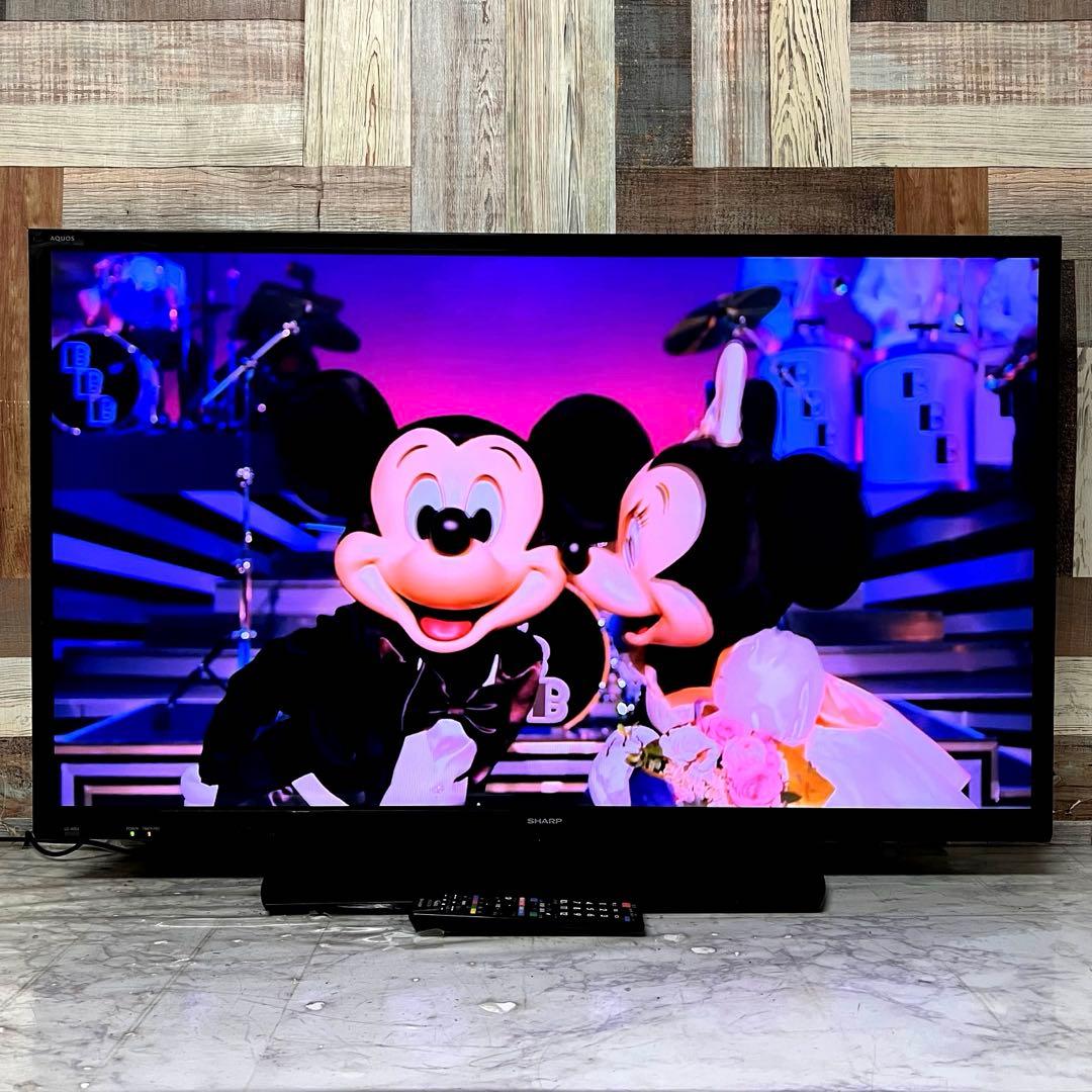 全国送料込❣️シャープ40型液晶地デジBSCSテレビ外付HDD裏録画対応