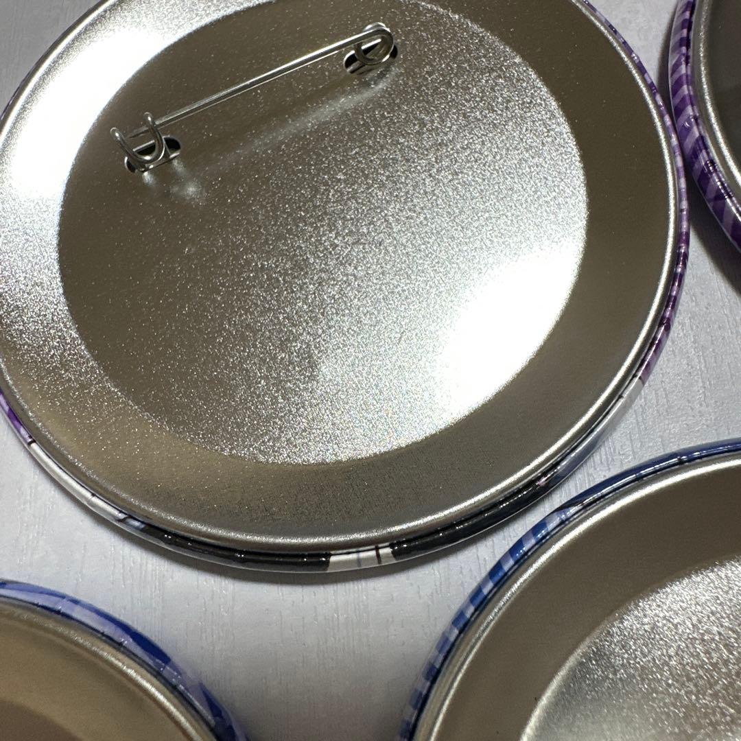 学園ハンサム　缶バッジ　神戸アニメストリート　志賀慎吾　鏡蓮児　美剣咲夜