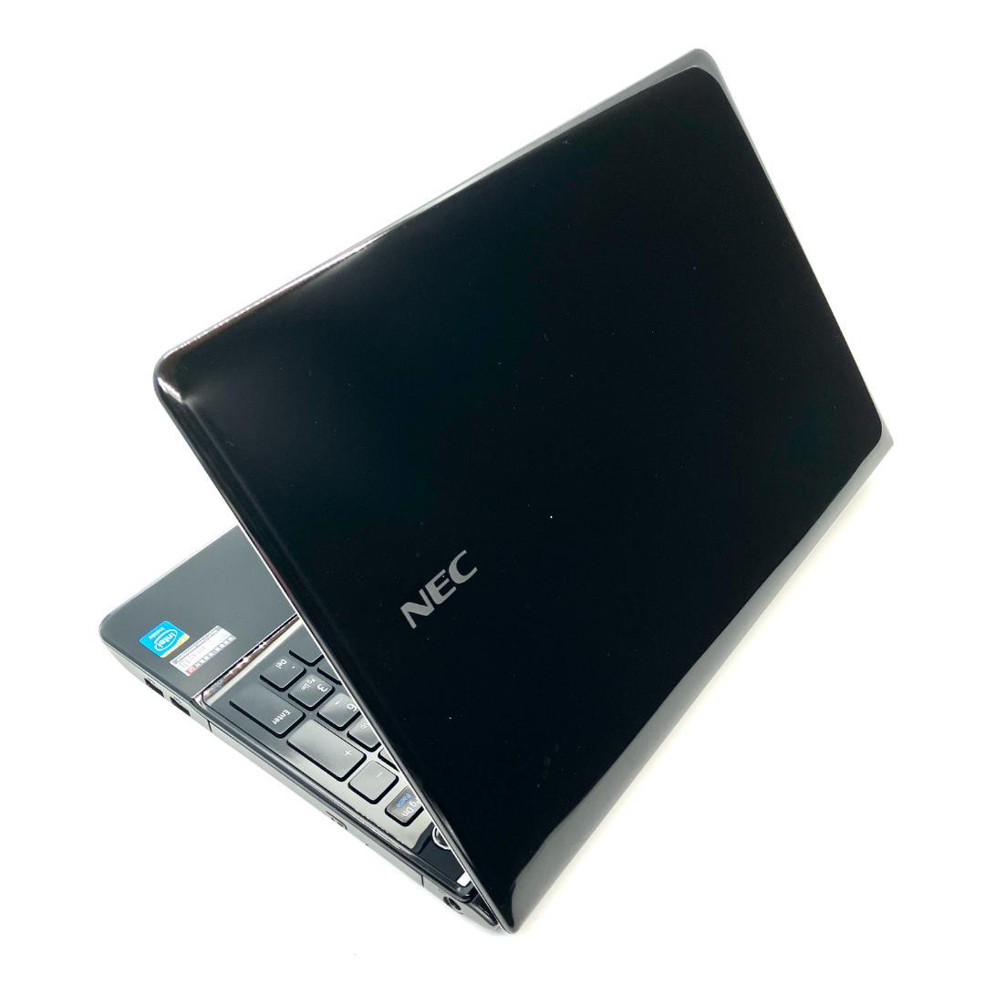 美品❤️ブラック★サクサク動く SSD 設定済み カメラ付き ノートパソコン