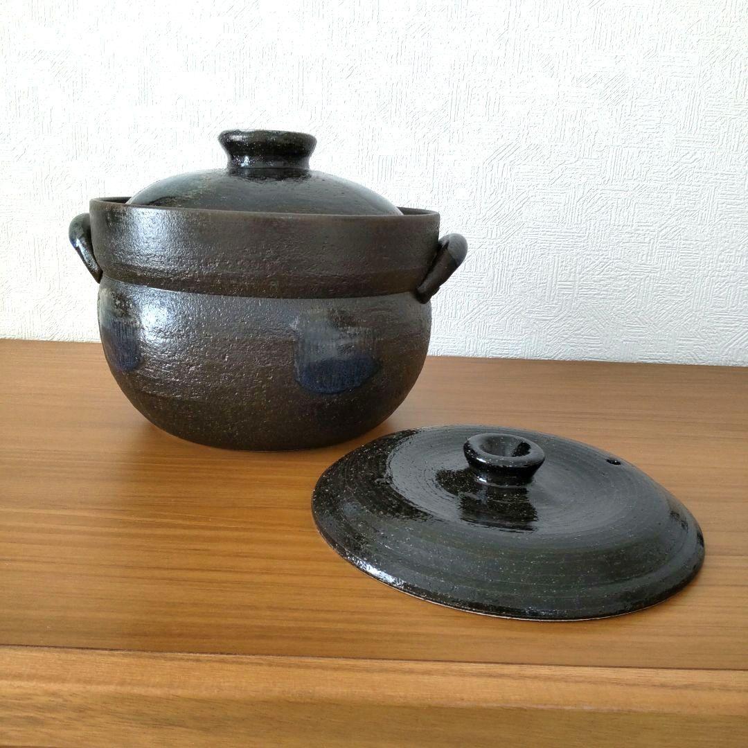 萬古焼 4合炊飯土鍋 利行窯