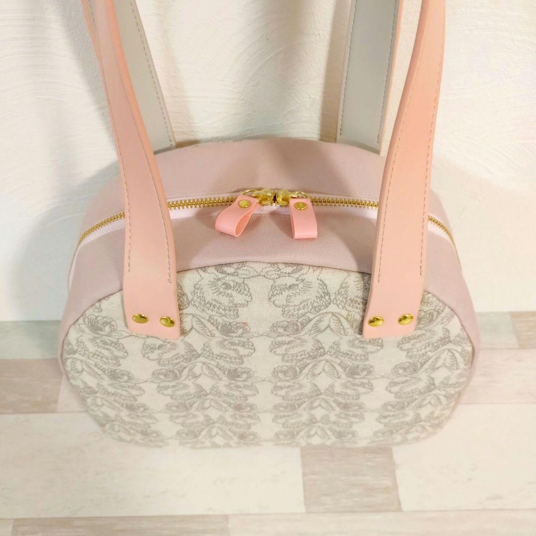 刺繍生地 ボストンバッグ☆ ジョリーフルール