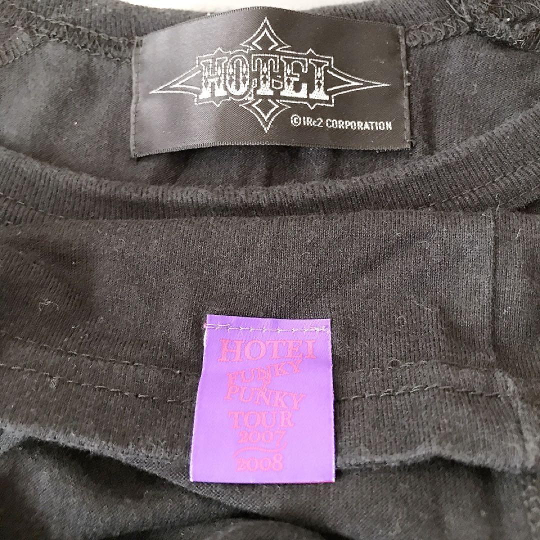 希少 布袋寅泰 HOTEI ツアーグッズ Tシャツ　半袖 黒　XL