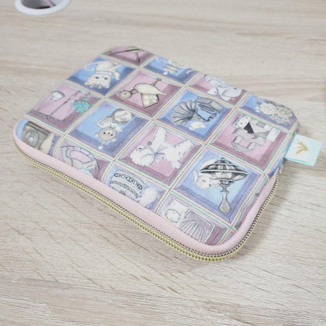 ハンドメイド 薄型 メイクポーチ 22fabric 限定色