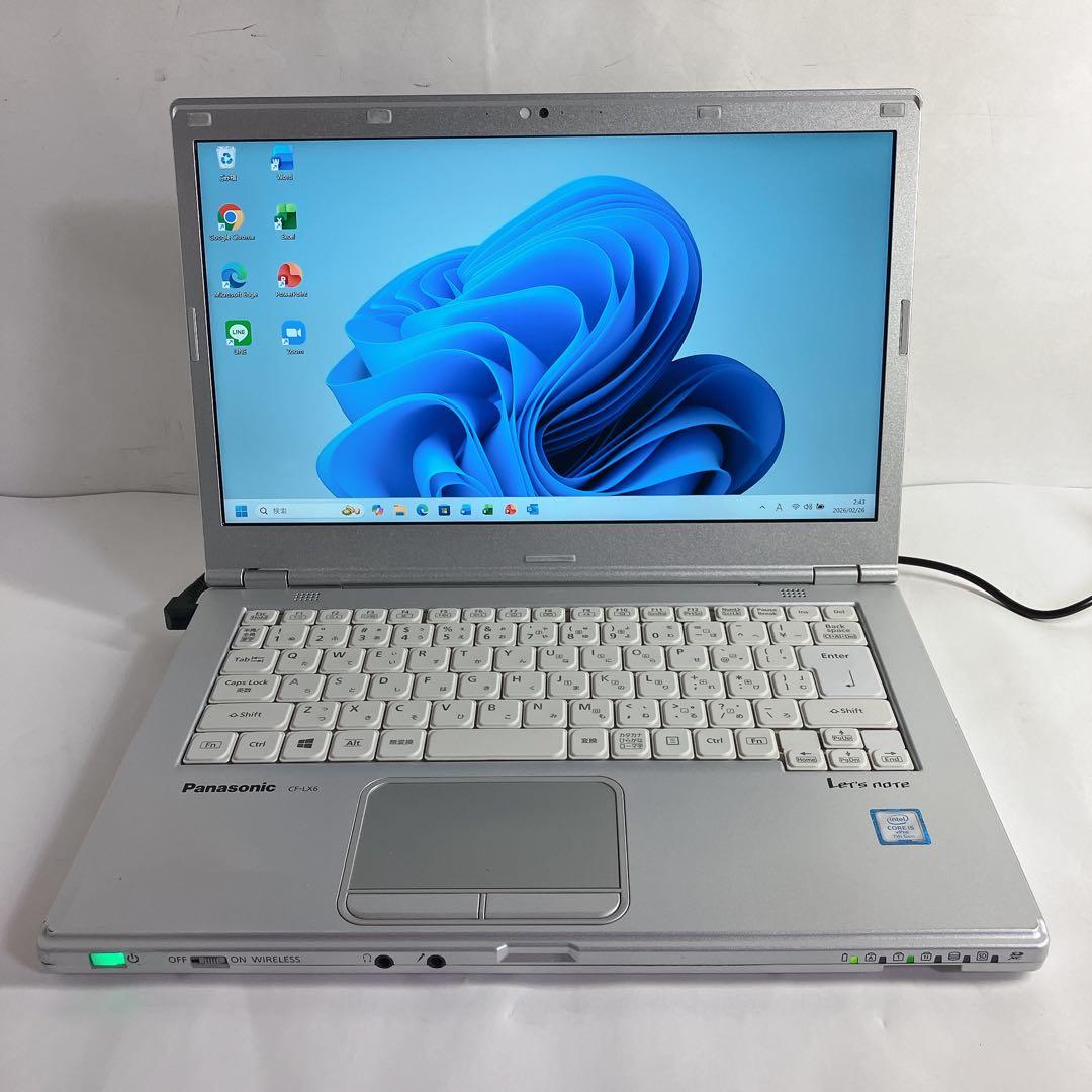 Windowsノート本体 Office2021 Let's note CF-LX6 / SSD256GB