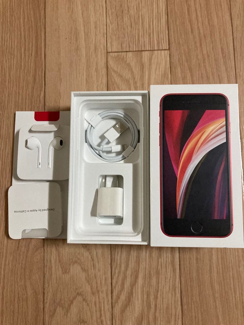 iPhone SE 第2世代 256GB レッド 付属品未使用 ジャンク 訳あり
