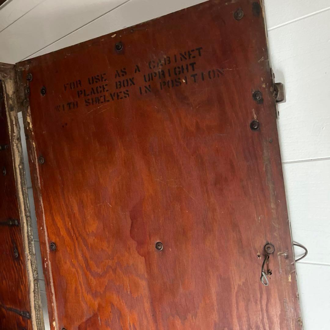 米軍　実物　US トランク　大　送料無料