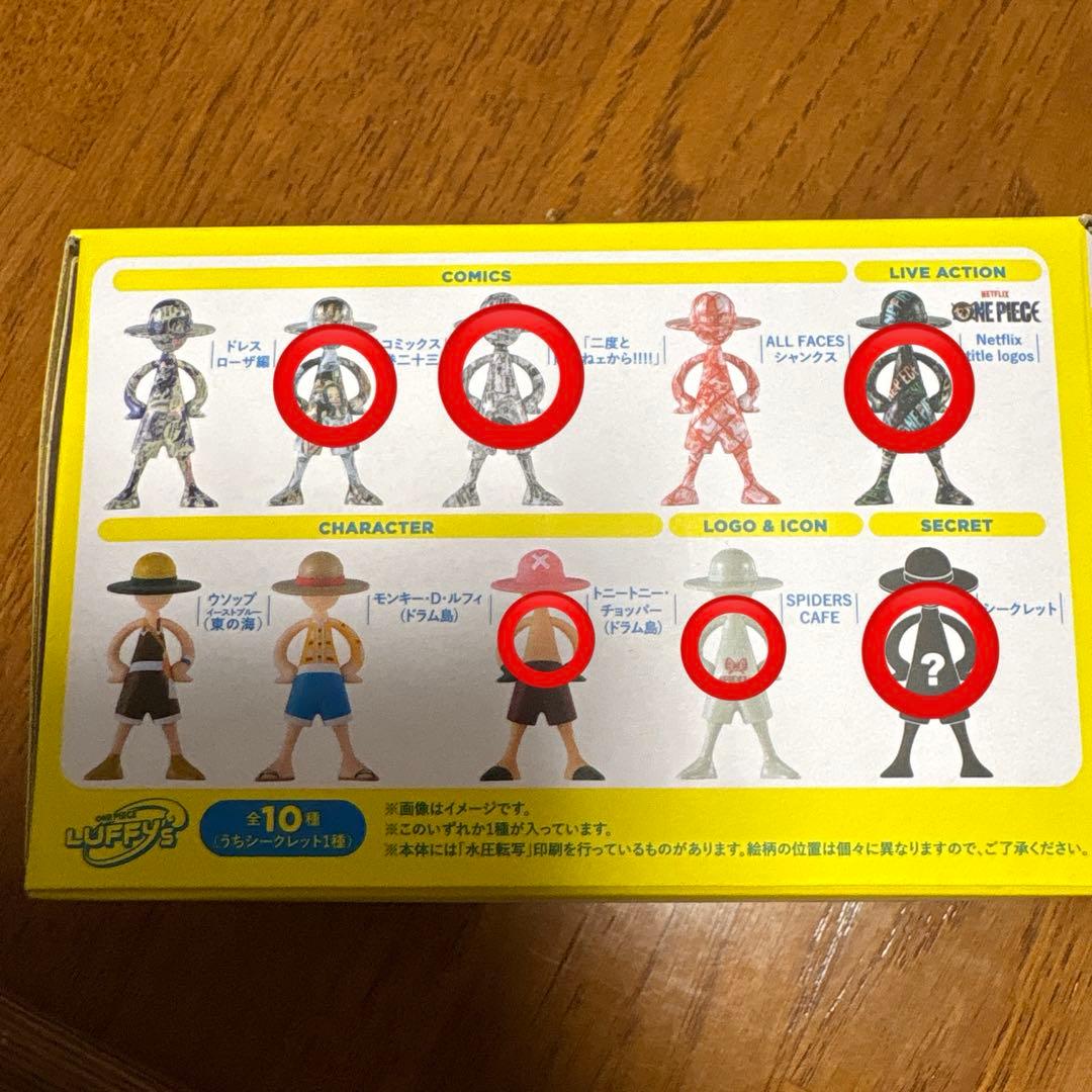 新品 ルフィズ LUFFY's Vol.2 luffys 冒険の記憶 6点セット