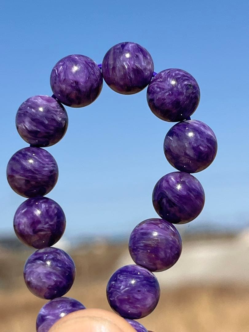 チャロアイト天然石 ブレスレット、トップクオリティ