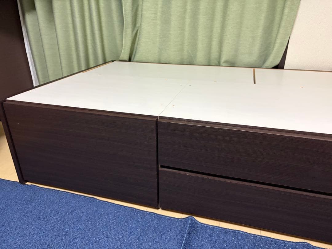 ニトリ シングルベッド　フレーム 収納付き N-ジオT2 WW 40M-S