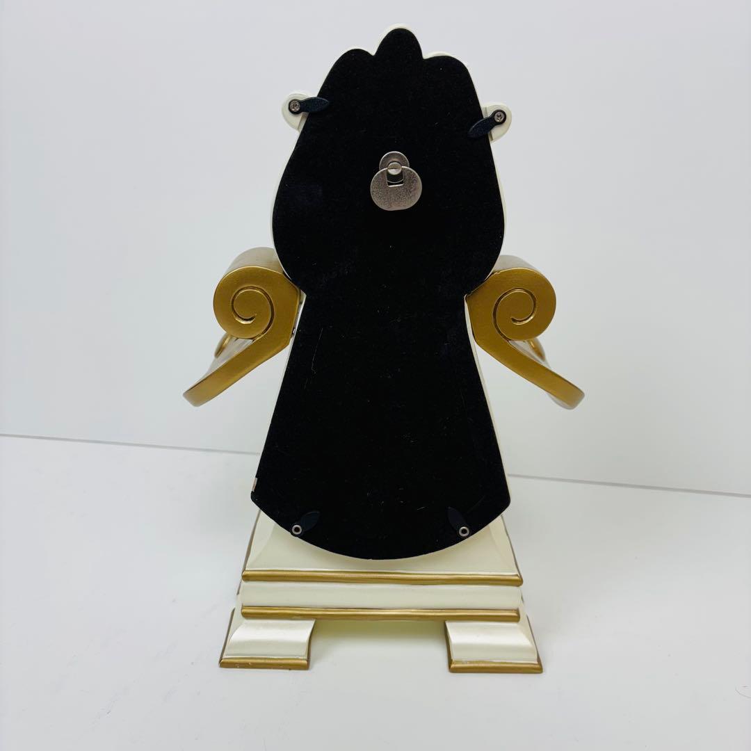 【美品】美女と野獣 コグスワース 置き時計