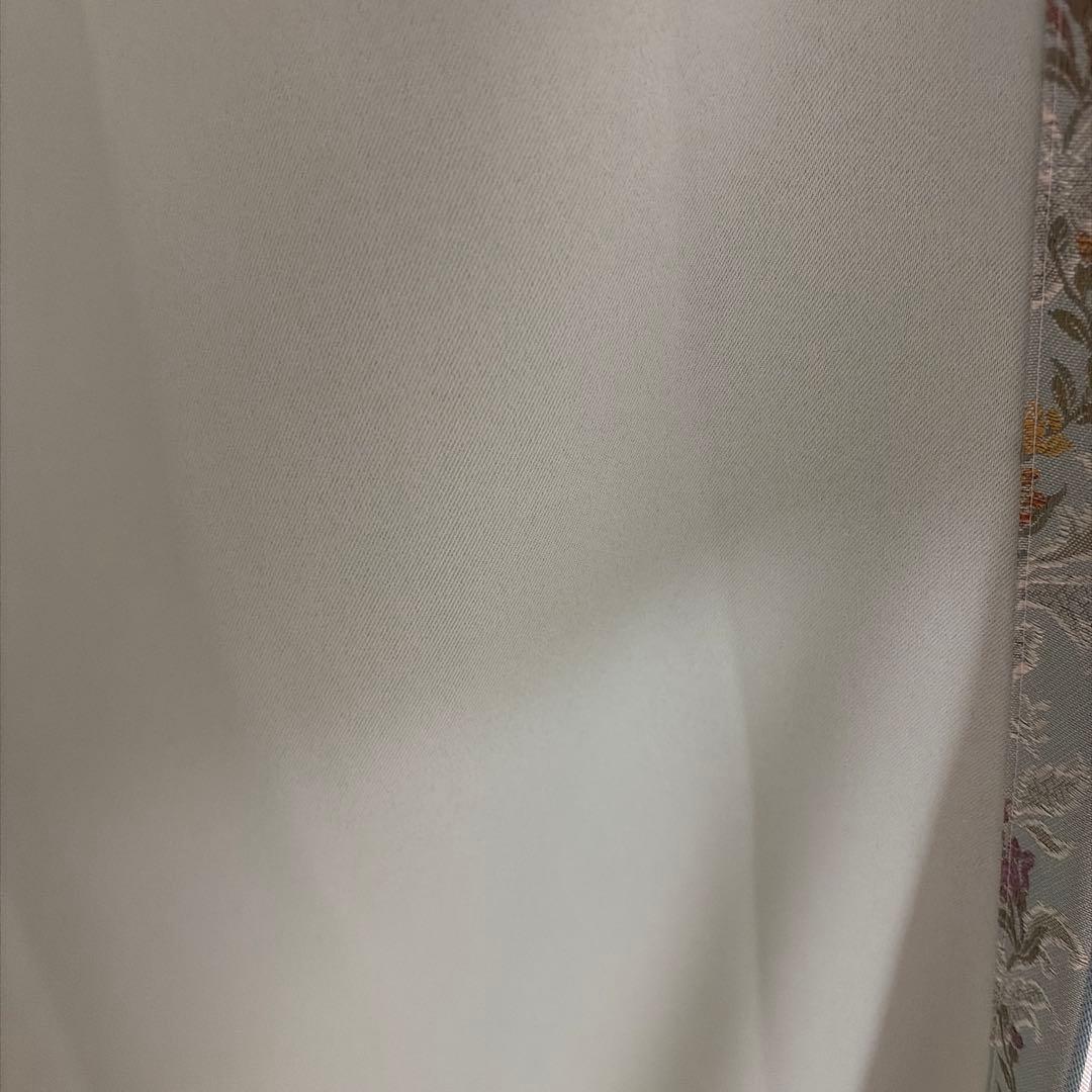 新品花柄ストライプ ドレープカーテン　レースカーテン付き