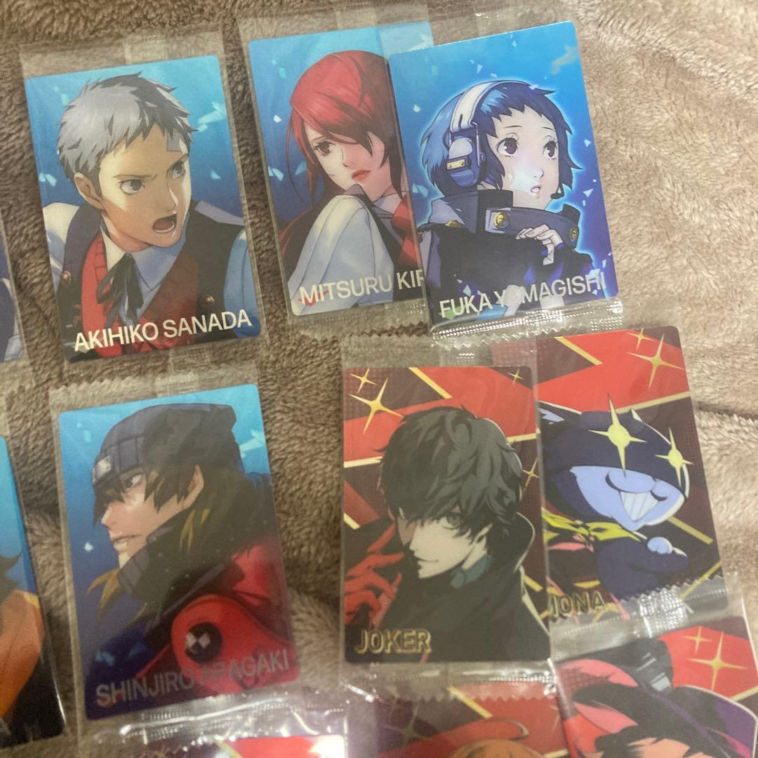 ペルソナ　ウエハース第一弾 P3R＆P5R全30種　コンプリートセット　他8枚