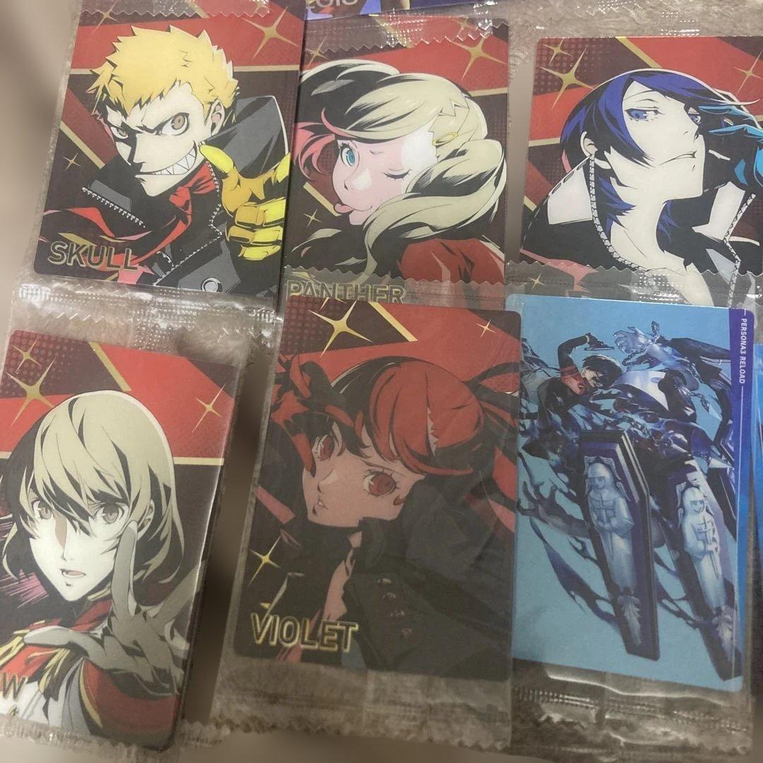 ペルソナ　ウエハース第一弾 P3R＆P5R全30種　コンプリートセット　他8枚