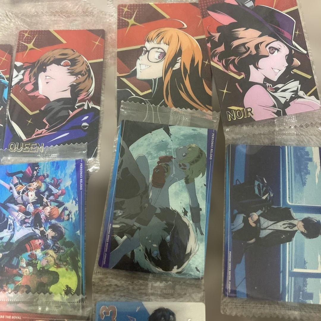 ペルソナ　ウエハース第一弾 P3R＆P5R全30種　コンプリートセット　他8枚