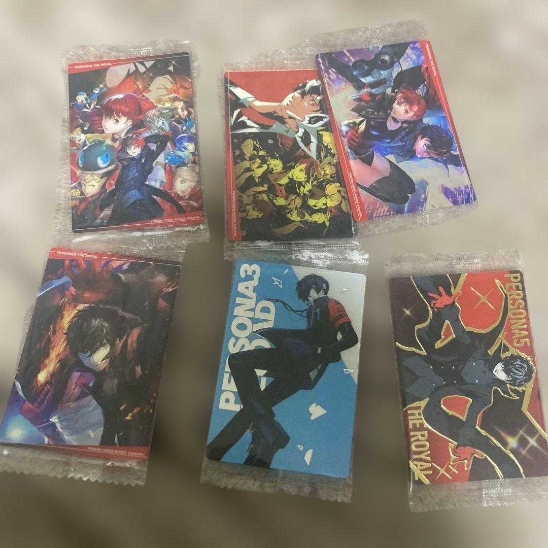 ペルソナ　ウエハース第一弾 P3R＆P5R全30種　コンプリートセット　他8枚