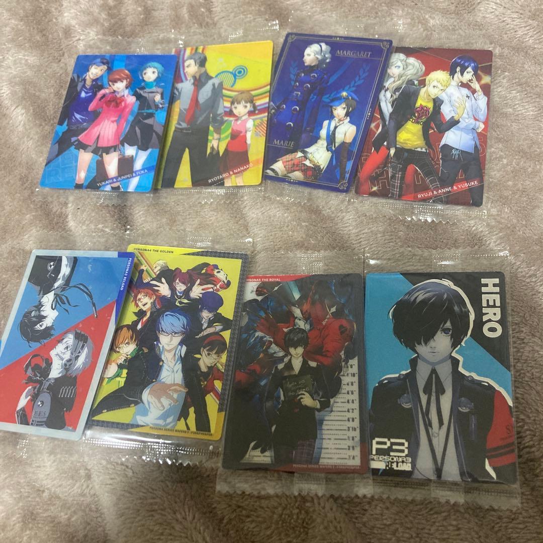ペルソナ　ウエハース第一弾 P3R＆P5R全30種　コンプリートセット　他8枚