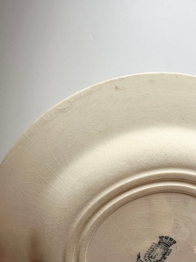 GIEN ジアン フランス　アンティークプレート　皿　ビンテージ　ブロカント