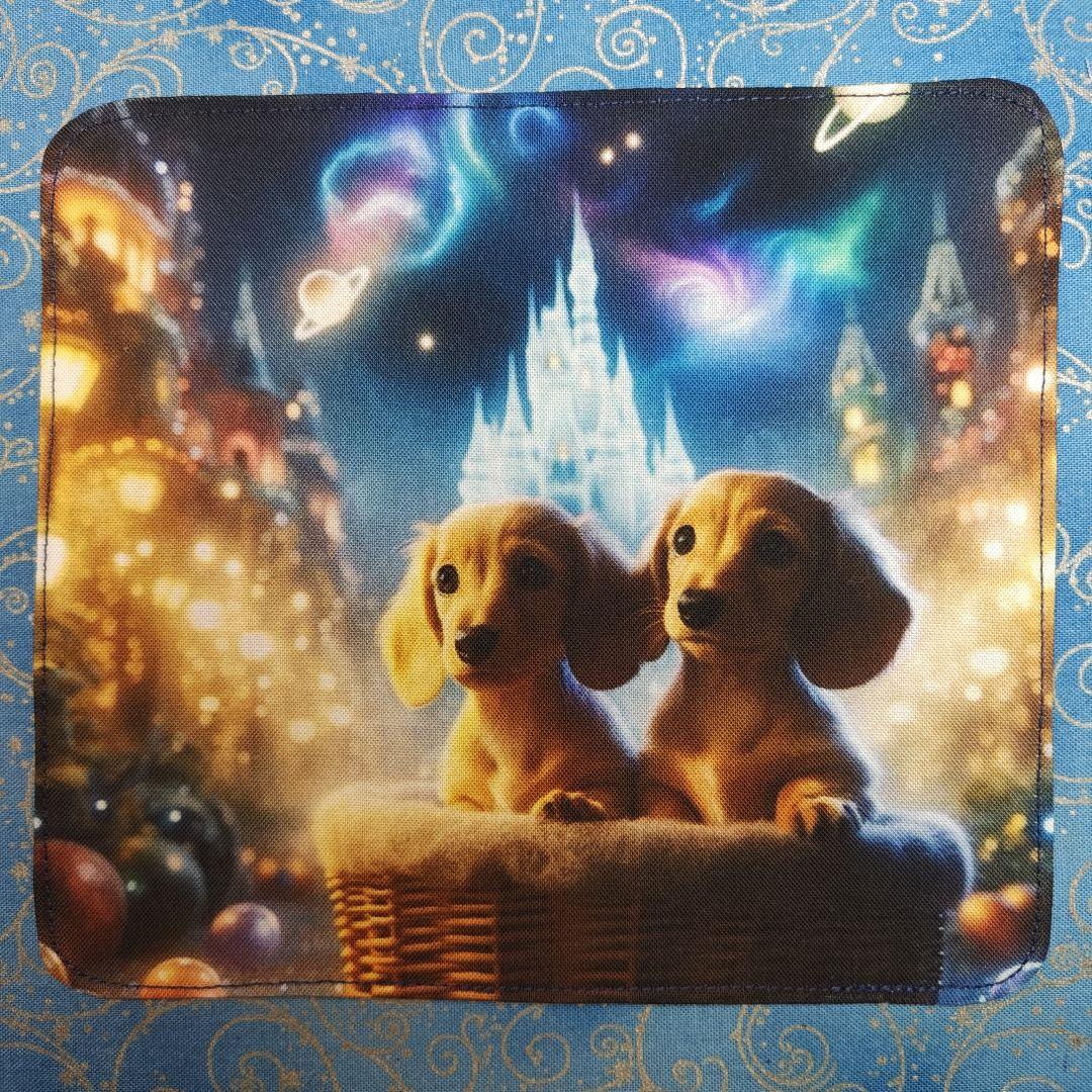 あしべ☆　ハンカチ　わんこさん柄