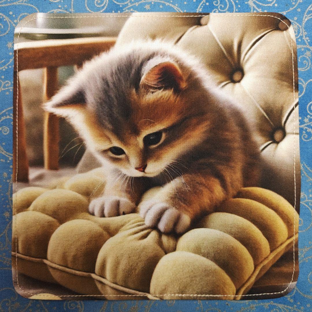 あしべ☆　ハンカチ　わんこさん柄