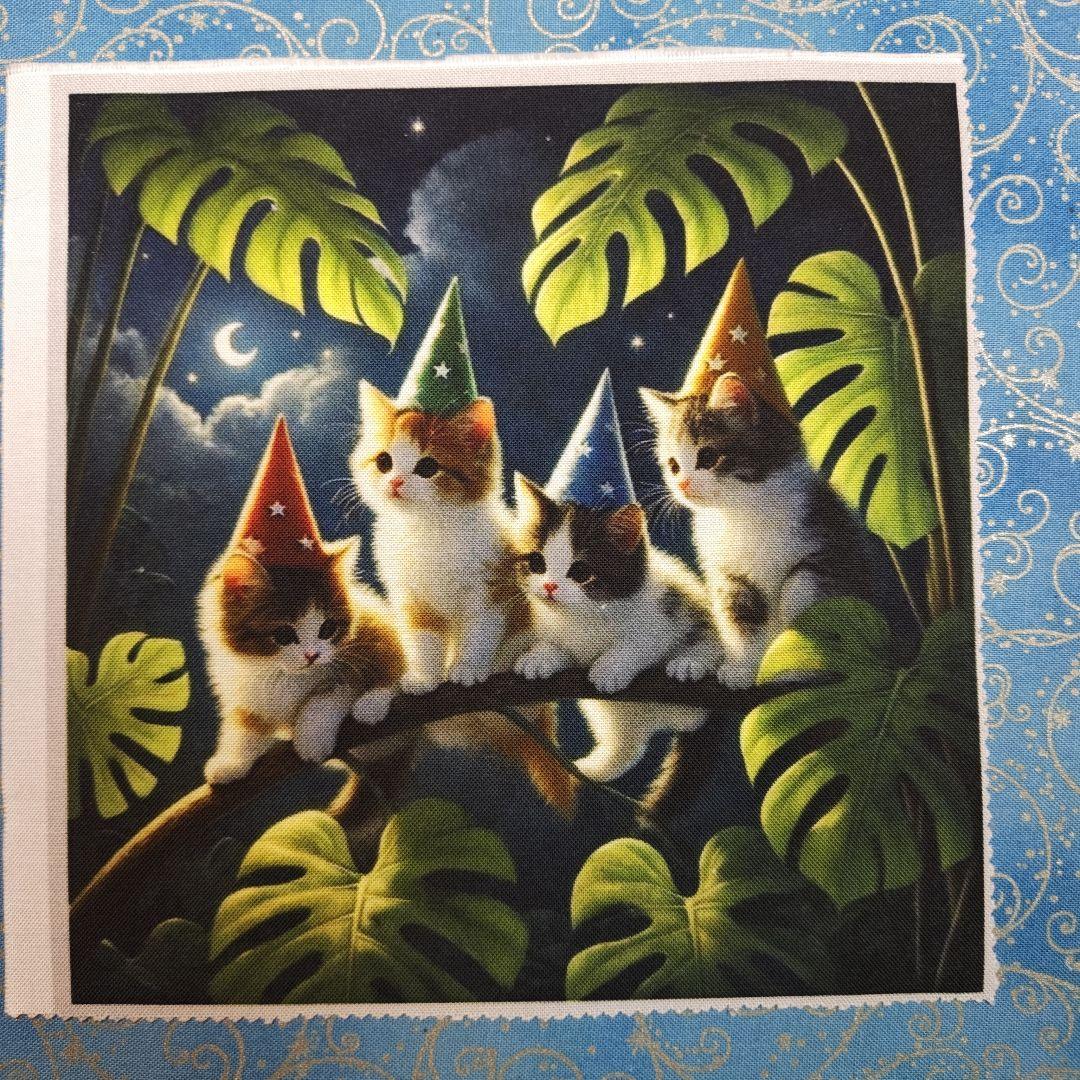 あしべ☆　ハンカチ　わんこさん柄