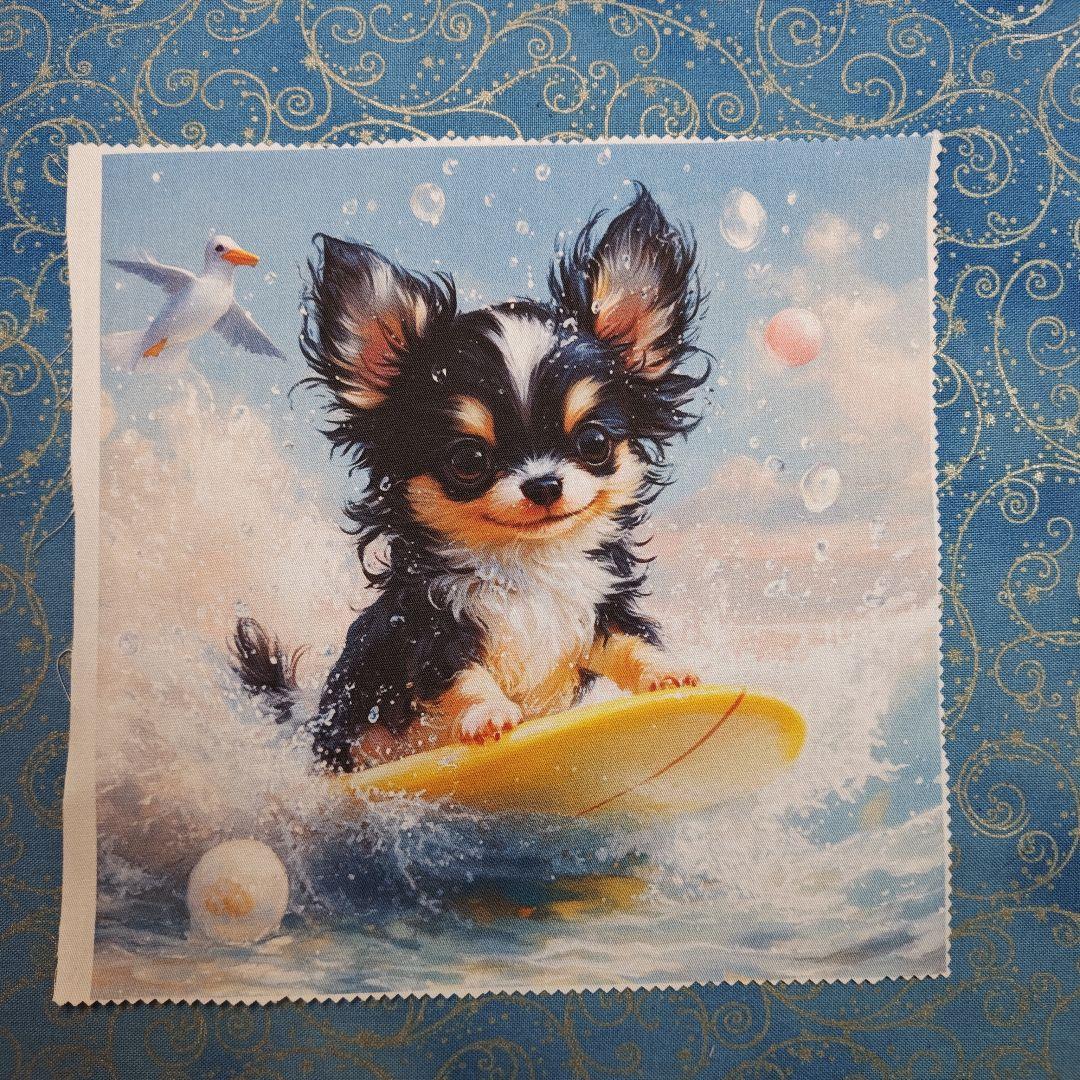 あしべ☆　ハンカチ　わんこさん柄