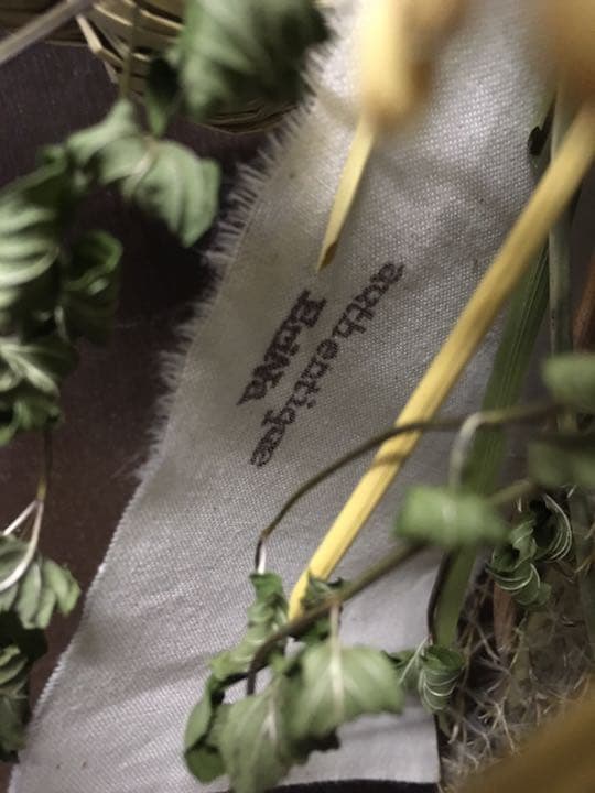 5.自家栽培ドライフラワー含む しめ縄 正月飾り 注蓮飾り クリスマス