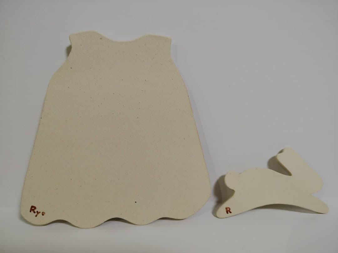 うさぎ　皿　箸置き　木村涼子　【新品、未使用】