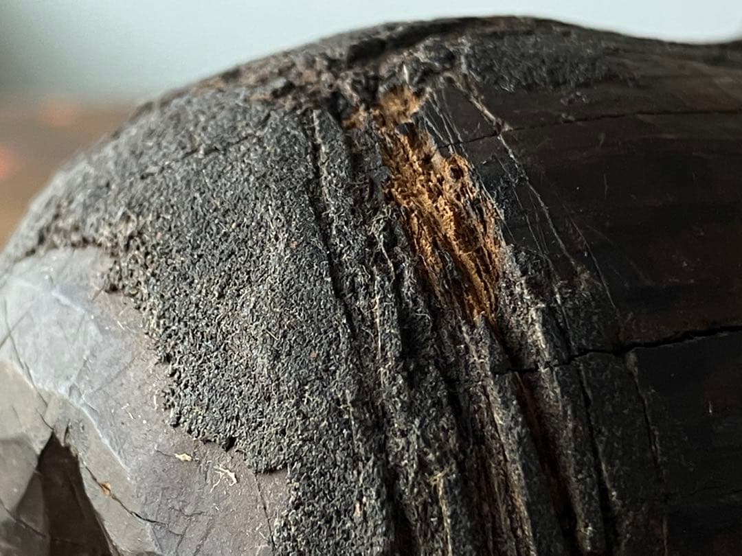 【希少 古い赤べこの木型 江戸後期〜明治頃】民藝縁起物木彫骨董出産祝い厄除古道具