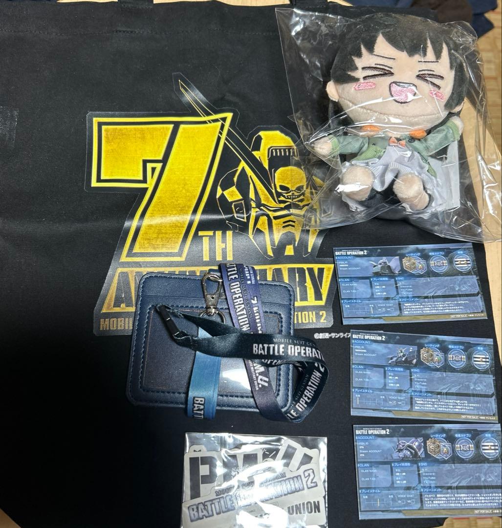 ガンダムバトルオペレーション2 7周年記念グッズセット