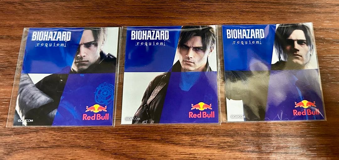 バイオハザード レクイエム　レオン　ステッカー　レッドブルコラボ　3種　限定