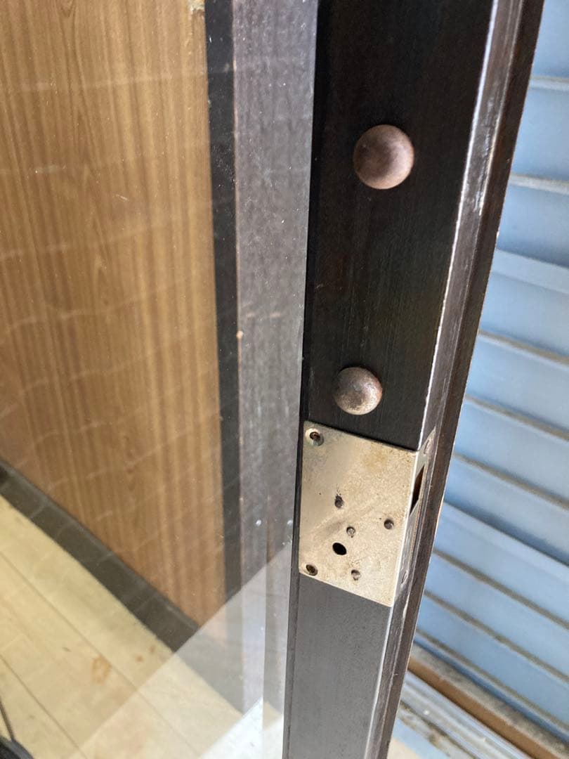 h*e様 レコードキャビネット・レコードラック 木製ガラス扉・アナログ・ヴィンテ