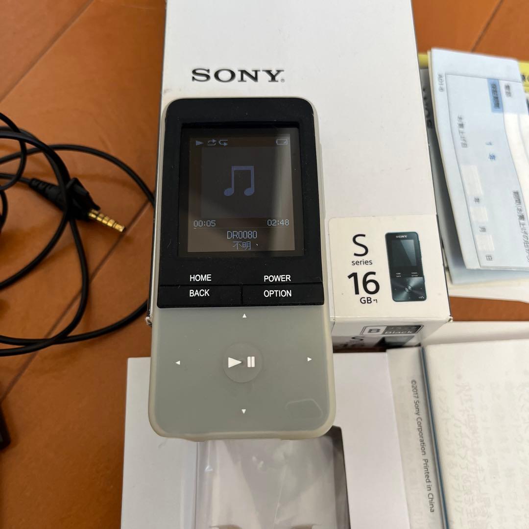 SONY　ウォークマン Sシリーズ 16GB NW-S315　ブラック