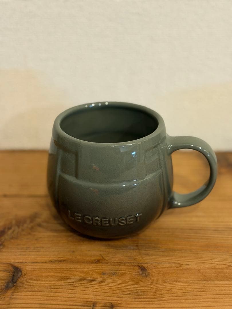 LE CREUSET メッシュラウンドプレート 2枚　マグカップ2脚セット