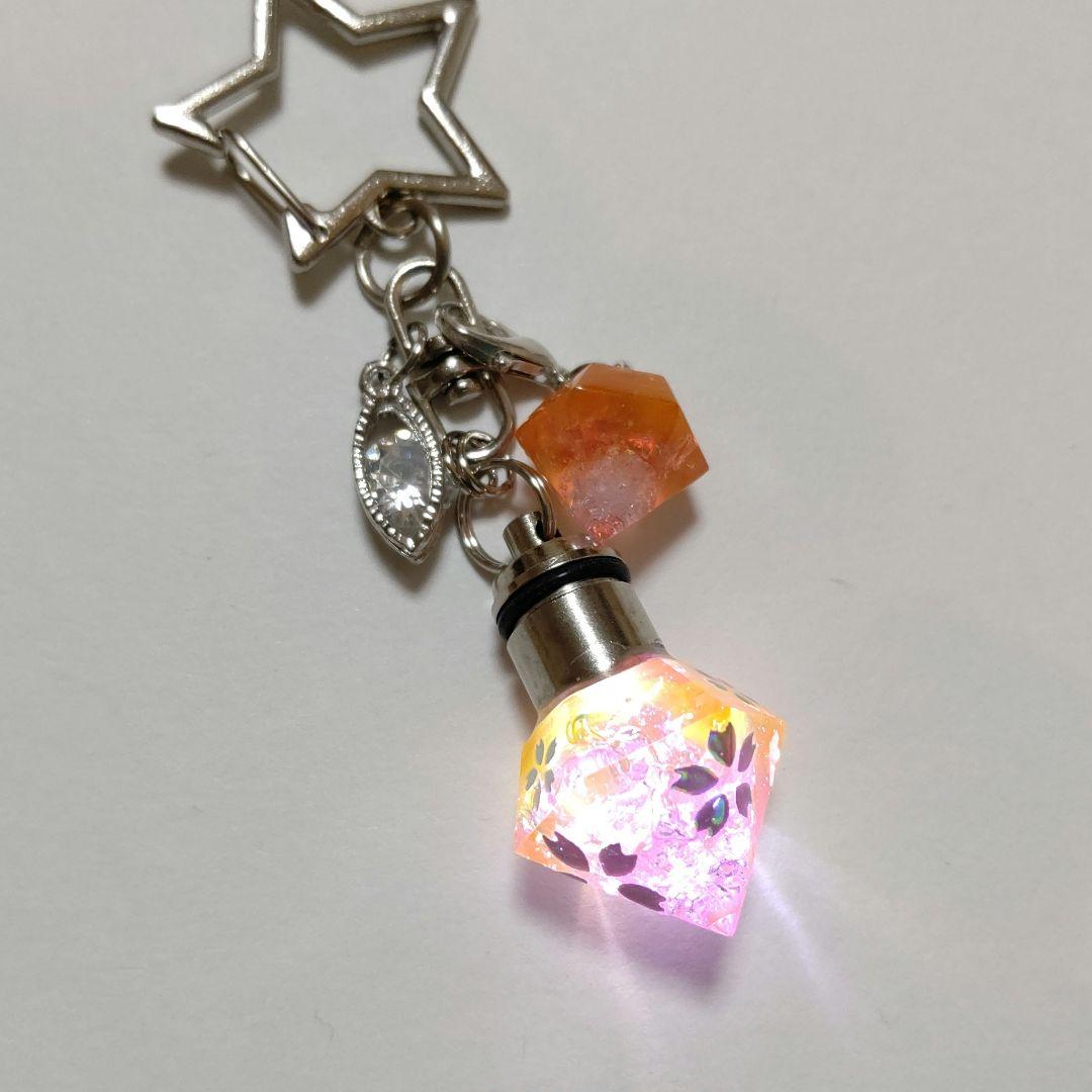 専用商品K-10070 ライトチャーム(桜 クラッククォーツ)