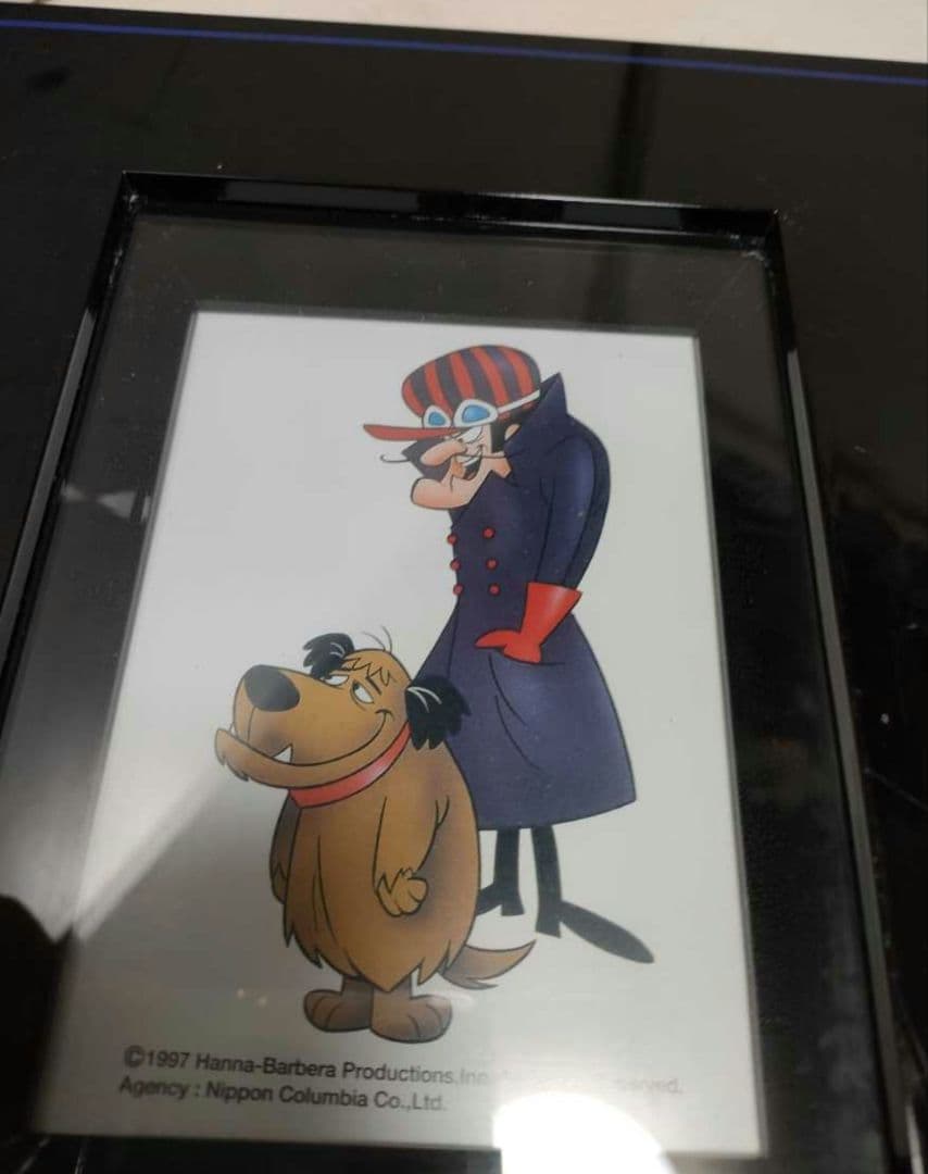 希少。チキチキマシーン猛レース フォトスタンド置き時計　日本製　1997