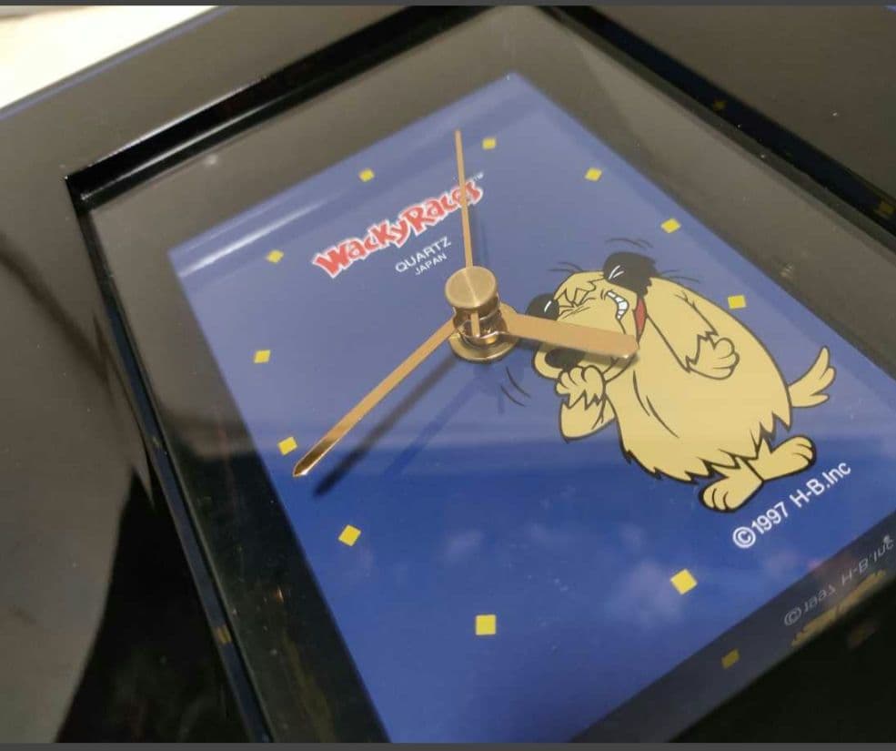 希少。チキチキマシーン猛レース フォトスタンド置き時計　日本製　1997