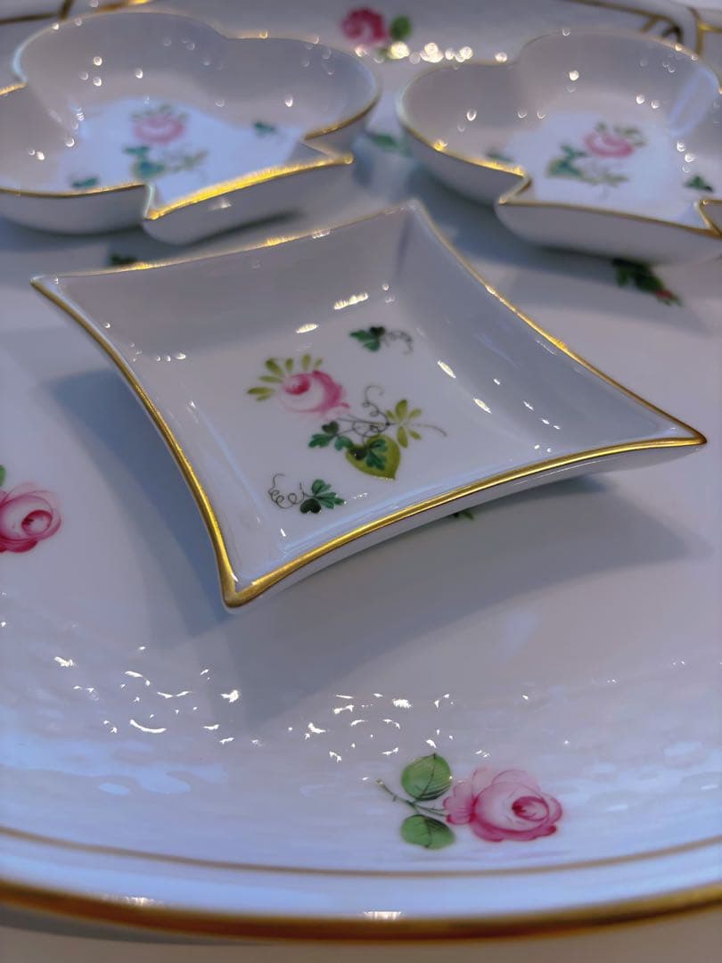 もるちゃん様御専用　ヘレンド　ウイーンの薔薇＆フェイラー＆白雪ふきん　おまとめ